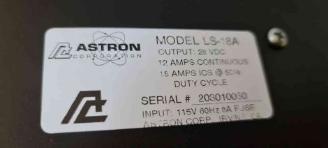 Astron LS-18A power supply - Bilde 2