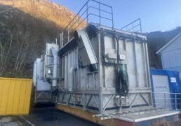Bløggelinje i container