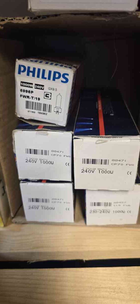 GE CP70 FVA halogenpære – 1000W 240V – GX9.5 - Bilde 2